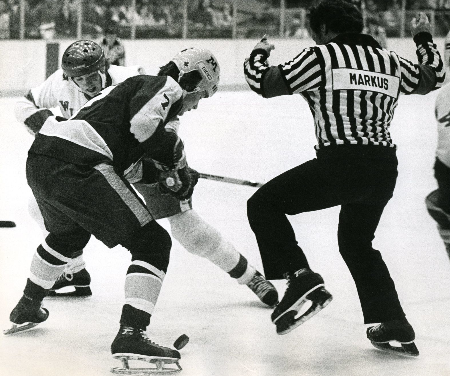Future linemates face off